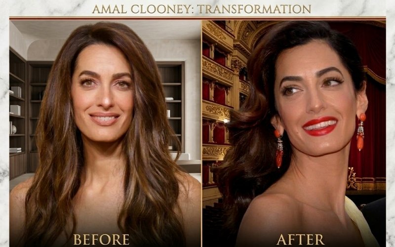 Amal Clooney Teeth Before & After